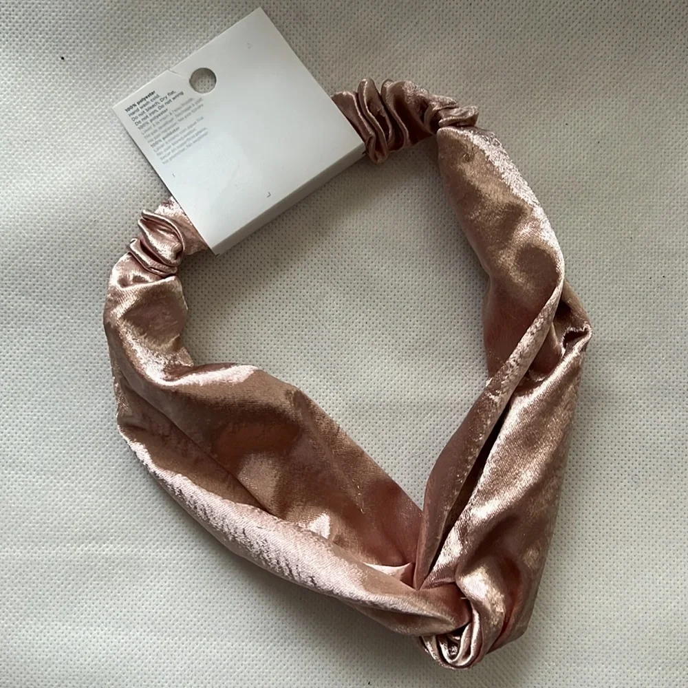 NEW!!! Womens Satin Pink Headband